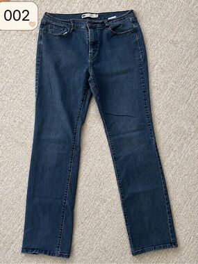 Levi’s 505 Straight Leg Women’s Jeans Size 14 Blue Denim
